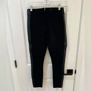 J.Crew Pixie Pants with Leather Panels